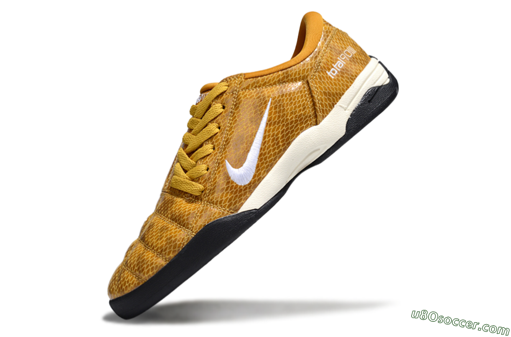 Nike Total 90 III IC Indoor & Futsal Soccer Shoes - Yellow/White/Black 5