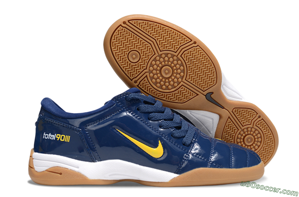 Nike Total 90 III IC Indoor & Futsal Soccer Shoes - Blue/Yellow/White 1