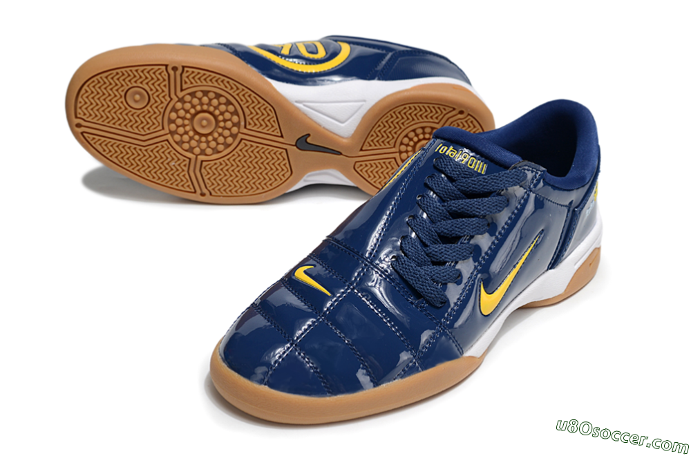 Nike Total 90 III IC Indoor & Futsal Soccer Shoes - Blue/Yellow/White 3
