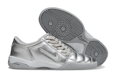 Nike Total 90 III IC Indoor & Futsal Soccer Shoes - Silver/Grey
