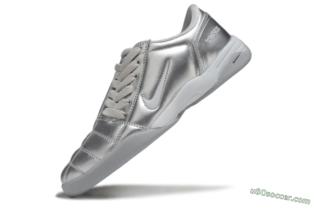 Nike Total 90 III IC Indoor & Futsal Soccer Shoes - Silver/Grey 5