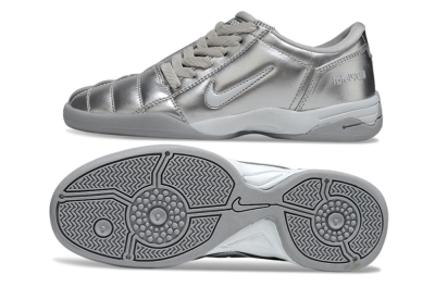 Nike Total 90 III IC Indoor & Futsal Soccer Shoes - Silver/Grey