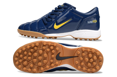 Nike Total 90 III TF Artificial Turf Soccer Shoes - Blue/Yellow/White