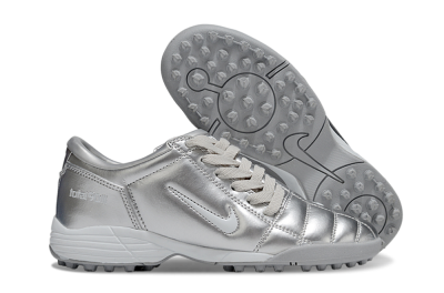 Nike Total 90 III TF Artificial Turf Soccer Shoes - Silver/White