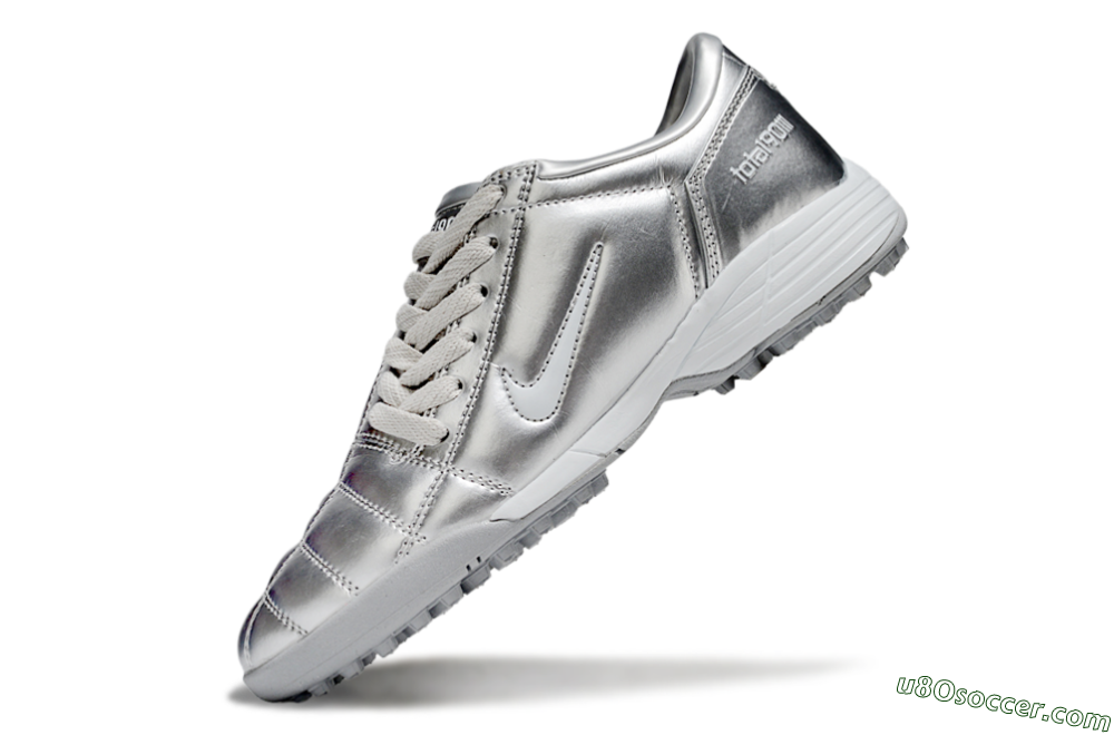Nike Total 90 III TF Artificial Turf Soccer Shoes - Silver/White 5