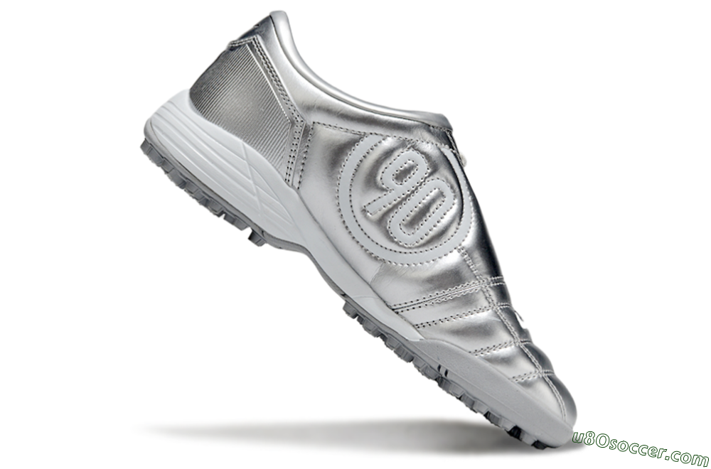 Nike Total 90 III TF Artificial Turf Soccer Shoes - Silver/White 4