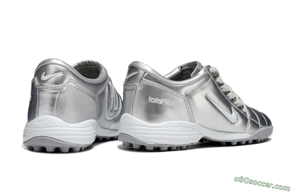 Nike Total 90 III TF Artificial Turf Soccer Shoes - Silver/White 6