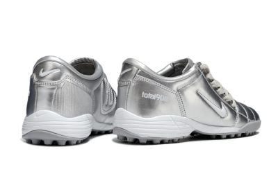 Nike Total 90 III TF Artificial Turf Soccer Shoes - Silver/White
