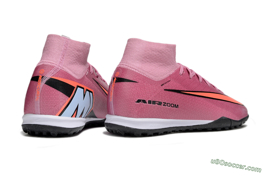 Nike Air Zoom Mercurial Superfly 10 Elite TF Artificial Turf Soccer Shoes - Red/Black/Whtie 6