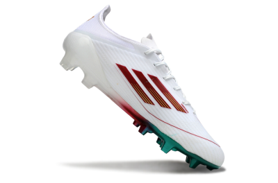 Adidas F50 Elite FG Firm Ground Soccer Cleats - White/Green/Red