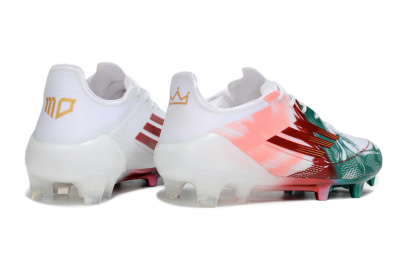 Adidas F50 Elite FG Firm Ground Soccer Cleats - White/Green/Red