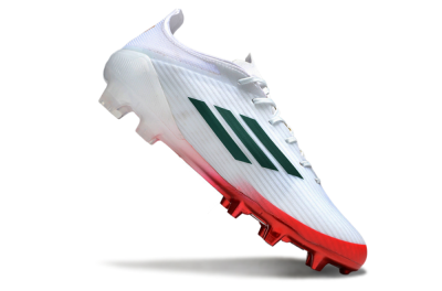 Adidas F50 Elite FG Firm Ground Soccer Cleats - White/Green/Red