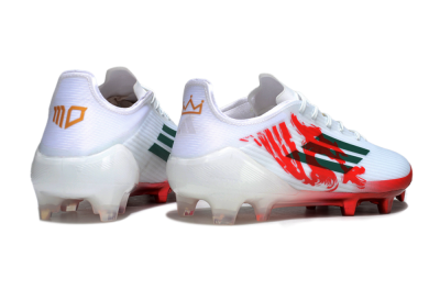 Adidas F50 Elite FG Firm Ground Soccer Cleats - White/Green/Red