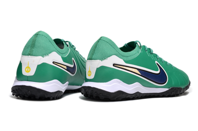 Nike Tiempo Legend 10 Pro TF Artificial Turf Soccer Shoes - Green/Blue/White