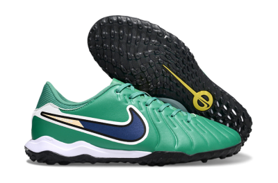 Nike Tiempo Legend 10 Academy TF Artificial Turf Soccer Shoes - Green/Blue/White