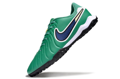 Nike Tiempo Legend 10 Academy TF Artificial Turf Soccer Shoes - Green/Blue/White