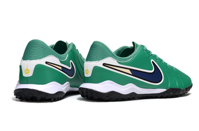 Nike Tiempo Legend 10 Academy TF Artificial Turf Soccer Shoes - Green/Blue/White