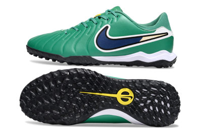 Nike Tiempo Legend 10 Academy TF Artificial Turf Soccer Shoes - Green/Blue/White