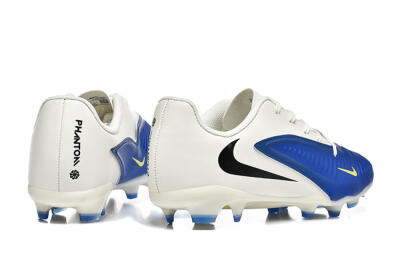 Nike Phantom 6 Elite Low FG Firm Ground Soccer Cleats - Blue/White/Black