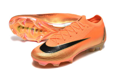 Nike Air Zoom Mercurial Vapor 16 Elite FG Firm Ground Soccer Cleats - Red/Black/Gold