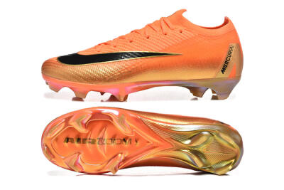 Nike Air Zoom Mercurial Vapor 16 Elite FG Firm Ground Soccer Cleats - Red/Black/Gold