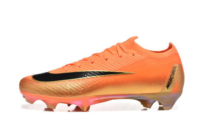 Nike Air Zoom Mercurial Vapor 16 Elite FG Firm Ground Soccer Cleats - Red/Black/Gold