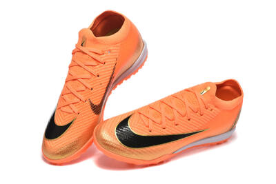 Nike Air Zoom Mercurial Vapor 16 Elite TF Artificial Turf Soccer Shoes - Red/Black/Gold