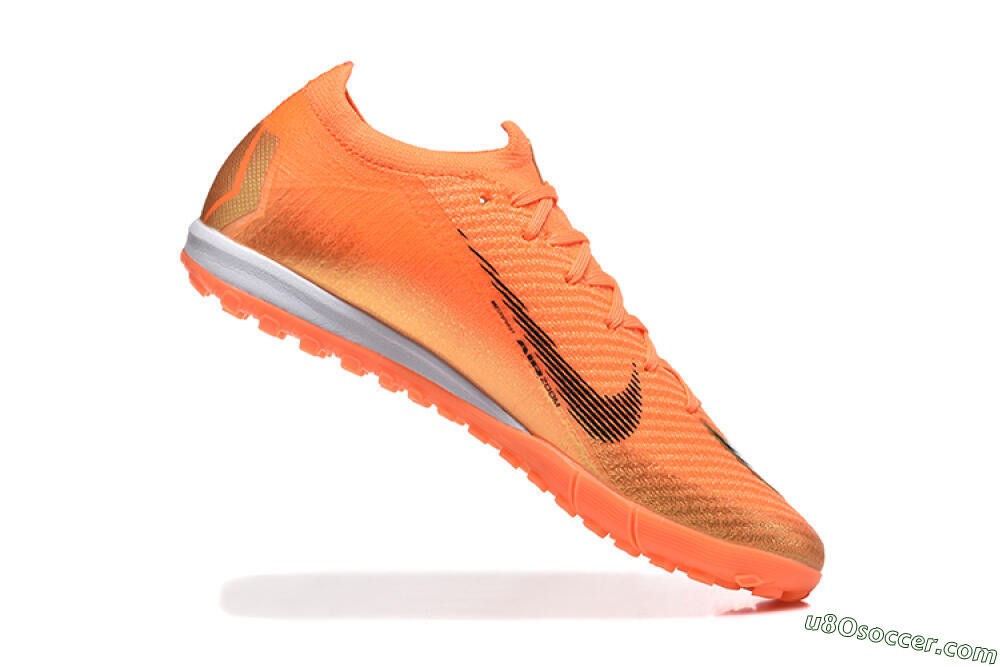 Nike Air Zoom Mercurial Vapor 16 Elite TF Artificial Turf Soccer Shoes - Red/Black/Gold 7