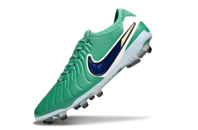Nike Tiempo Legend 10 Elite FG Firm Ground Soccer Cleats - Green/Blue/Yellow