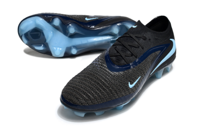 Nike Phantom 6 Elite Low FG Firm Ground Soccer Cleats - Black/Blue/Jade