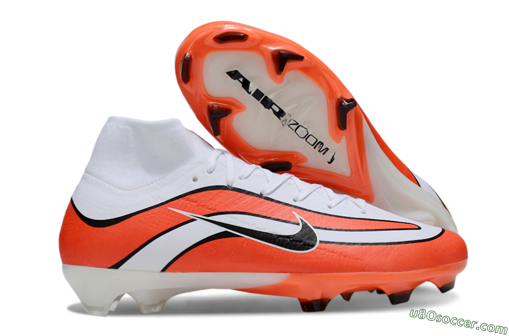 Nike Air Zoom Mercurial Superfly 10 Elite R9 1998 FG Firm Ground Soccer Cleats - White/Red/Black 1