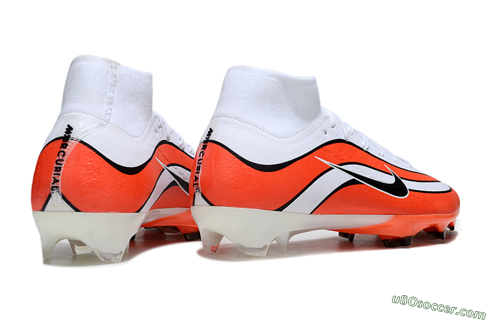 Nike Air Zoom Mercurial Superfly 10 Elite R9 1998 FG Firm Ground Soccer Cleats - White/Red/Black 6