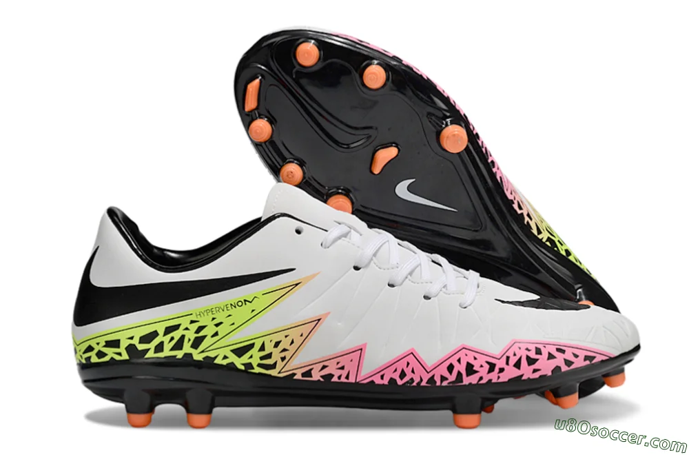 シューズ NIKE HYPERVENOM PHANTOM ll SE FG Nike Hypervenom Phantom II FG Leather Soccer Cleats Black