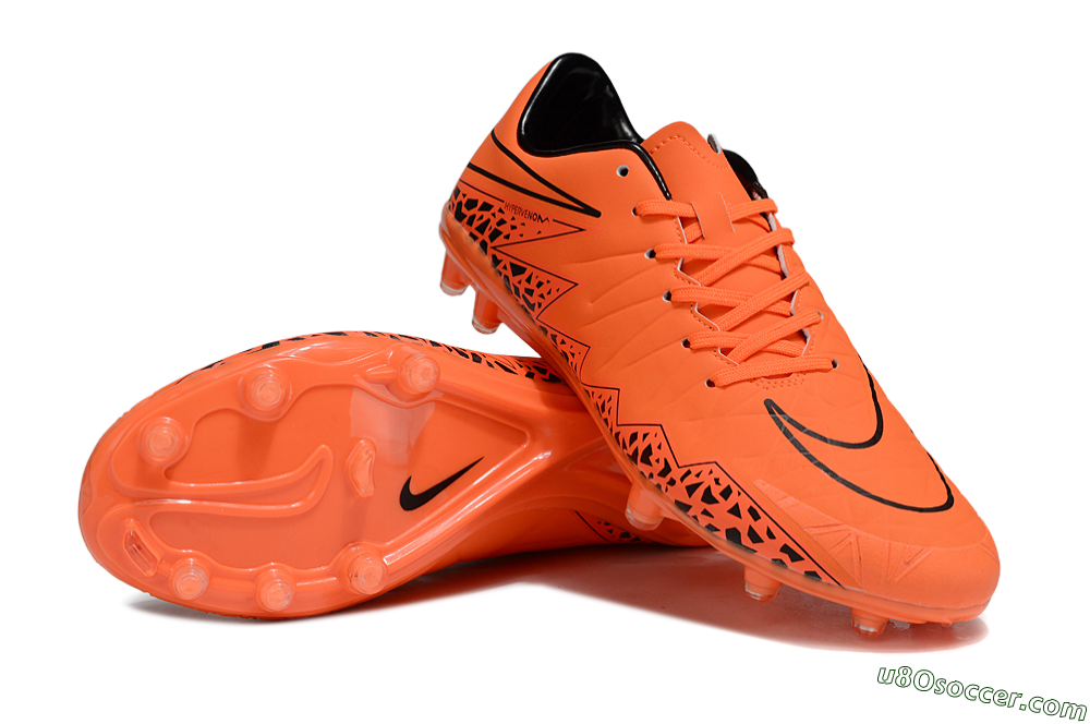 Nike Hypervenom Phantom II RGN FG Firm Ground Soccer Cleats - Red/Black 3