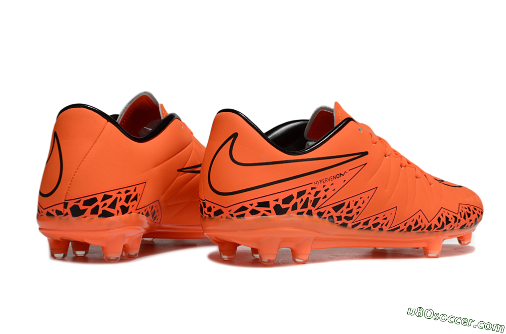 Nike Hypervenom Phantom II RGN FG Firm Ground Soccer Cleats - Red/Black 5