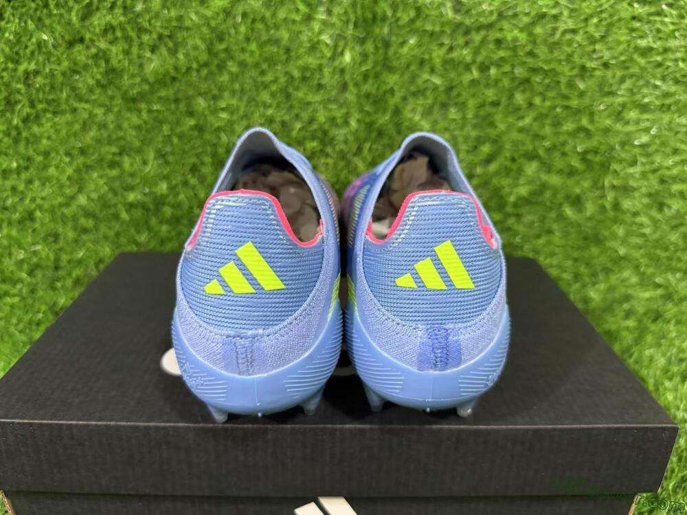 Adidas F50+ Lightstrike Pro FG Firm Ground Soccer Cleats - Blue/Pink/Yellow