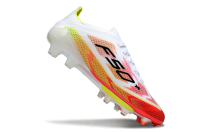 Adidas F50+ Lightstrike Pro FG Firm Ground Soccer Cleats - White/Red/Black