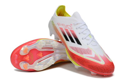 Adidas F50+ Lightstrike Pro FG Firm Ground Soccer Cleats - White/Red/Black
