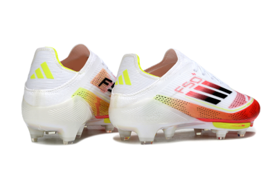 Adidas F50+ Lightstrike Pro FG Firm Ground Soccer Cleats - White/Red/Black