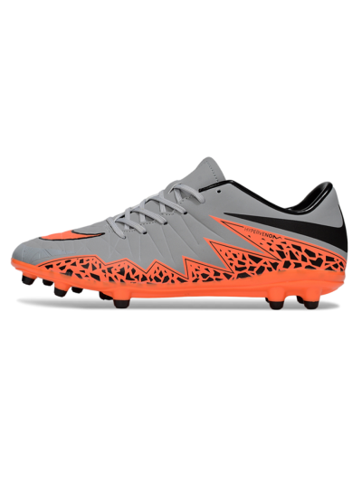 Nike Hypervenom Phantom II FG Firm Ground Soccer Cleats - Grey/Black/Orange