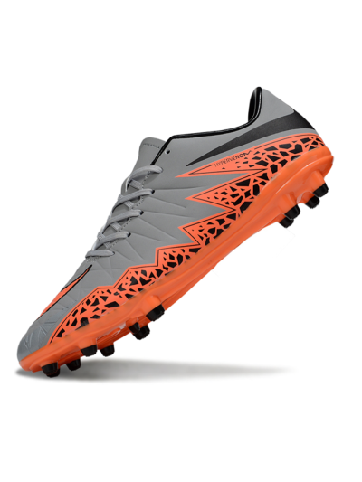 Nike Hypervenom Phantom II FG Firm Ground Soccer Cleats - Grey/Black/Orange