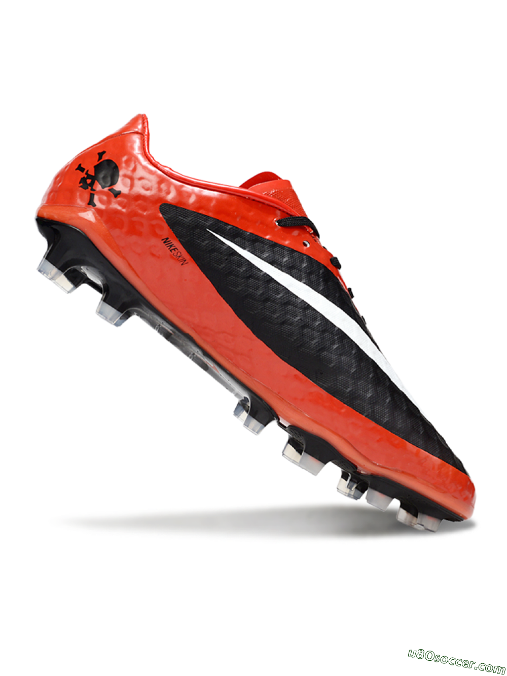 Nike Hypervenom Phantom I FG Firm Ground Soccer Cleats - Red/Black/White 4