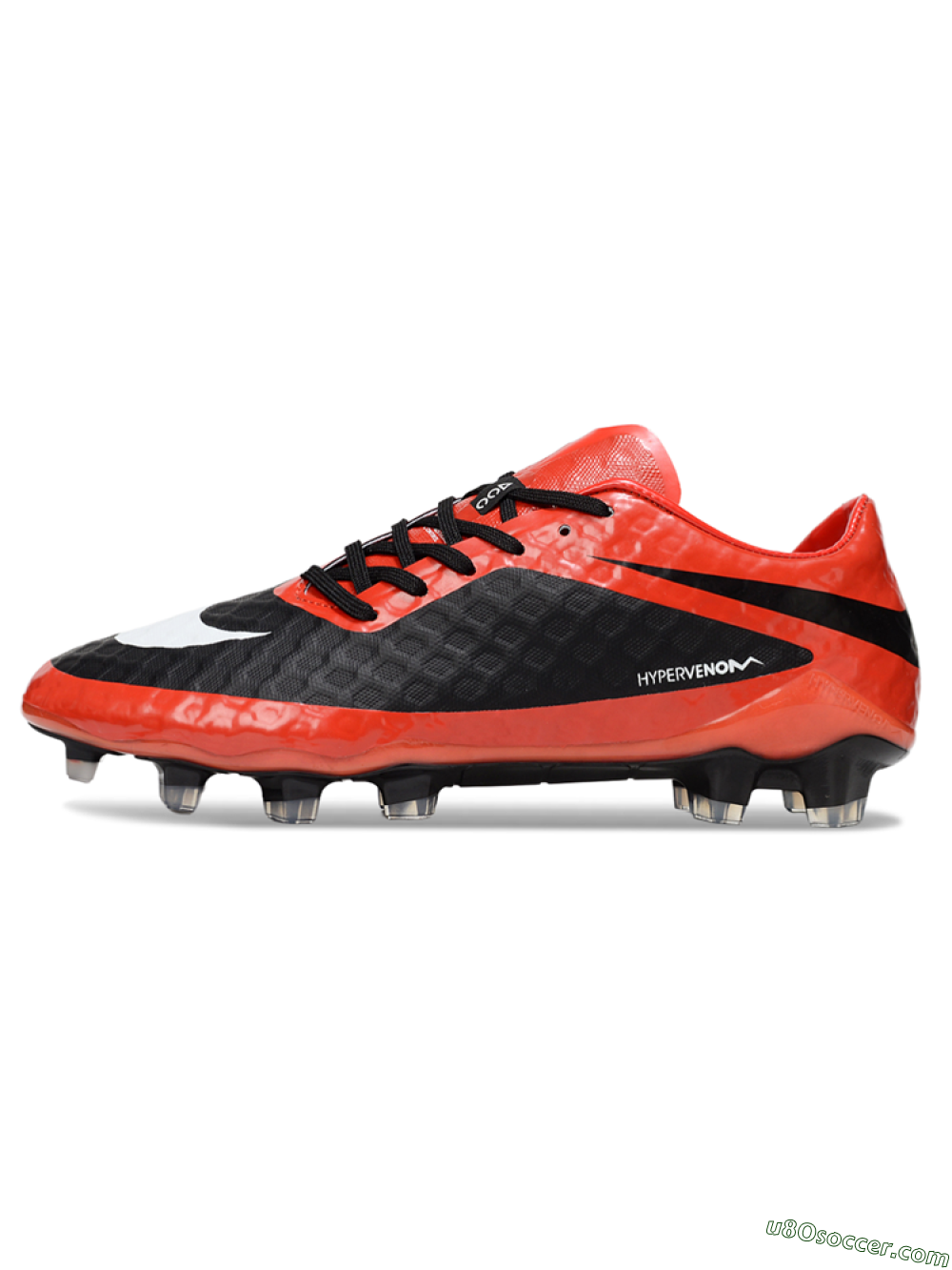 Nike Hypervenom Phantom I FG Firm Ground Soccer Cleats - Red/Black/White 2