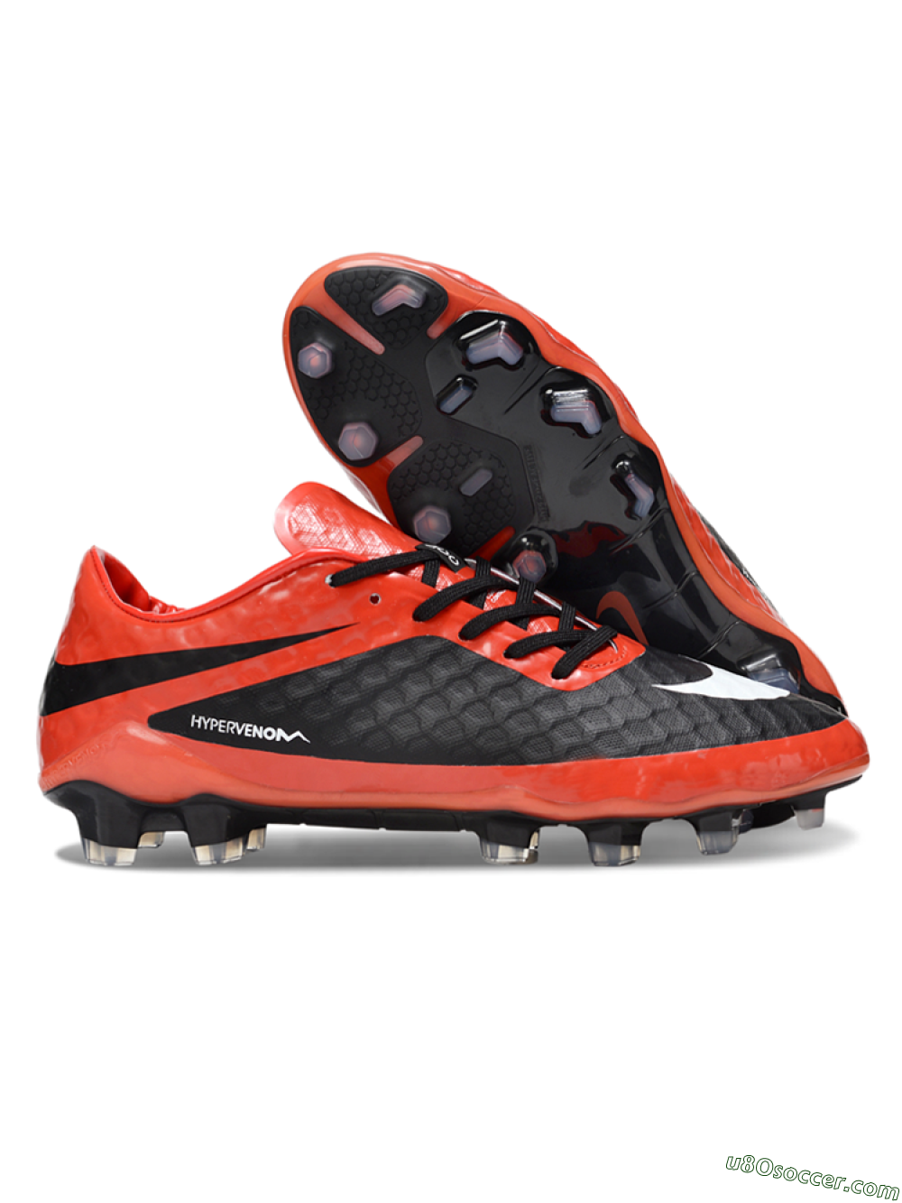 Nike Hypervenom Phantom I FG Firm Ground Soccer Cleats - Red/Black/White 1