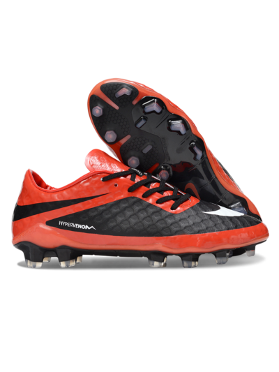 Nike Hypervenom Phantom I FG Firm Ground Soccer Cleats - Red/Black/White