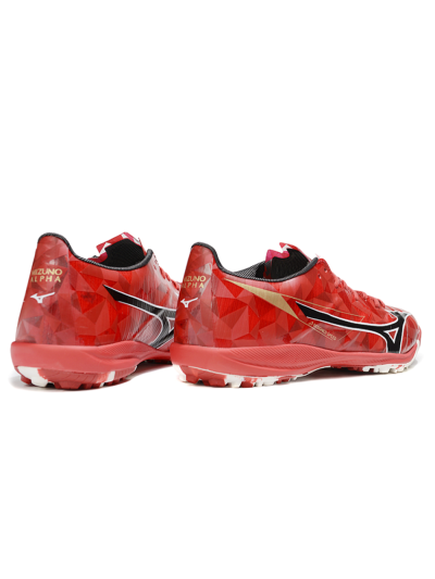 Mizuno Morelia Alpha Beta TF Artificial Turf Soccer Shoes - Red/Black/White