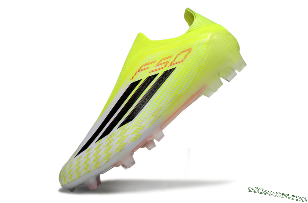 Adidas F50 Elite FG Firm Ground Soccer Cleats - Yellow/White/Black 5