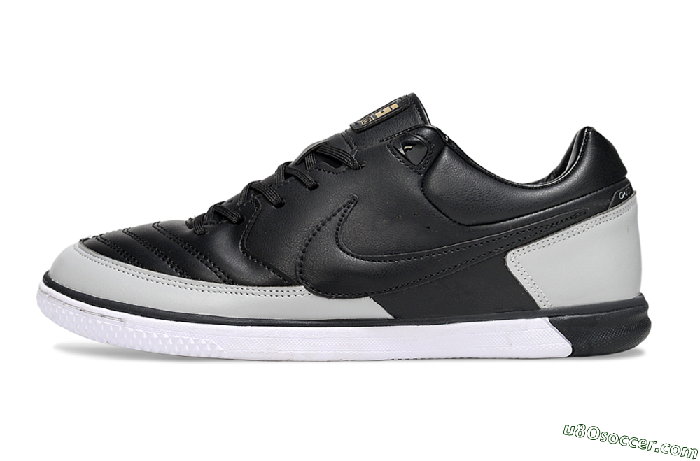 Nike Lunar Gato 2 IC Indoor & Futsal Soccer Shoes - Black/Grey/White 2