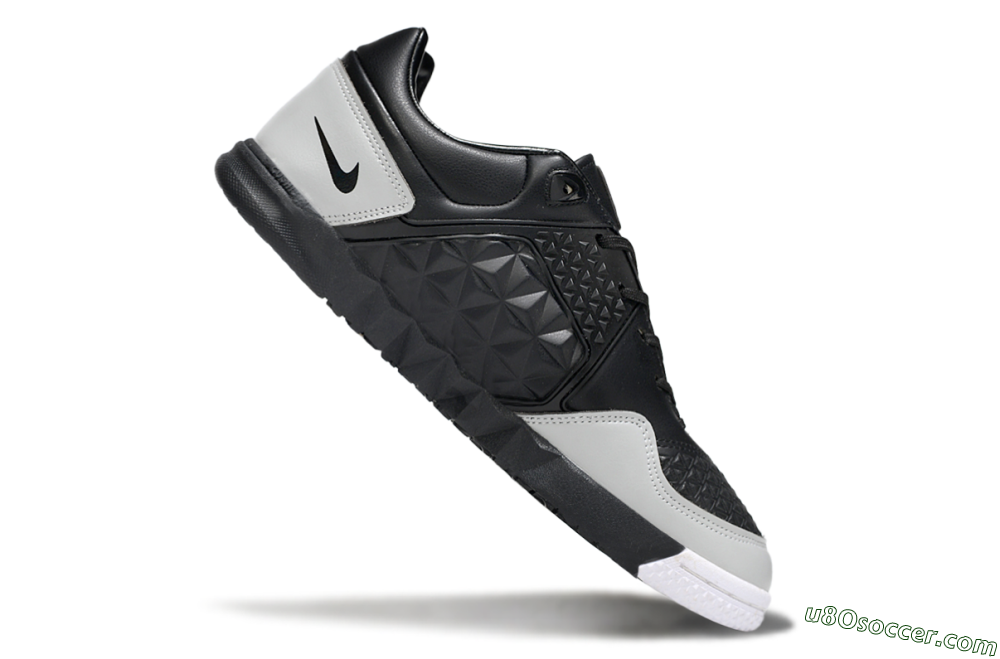 Nike Lunar Gato 2 IC Indoor & Futsal Soccer Shoes - Black/Grey/White 4