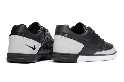 Nike Lunar Gato 2 IC Indoor & Futsal Soccer Shoes - Black/Grey/White